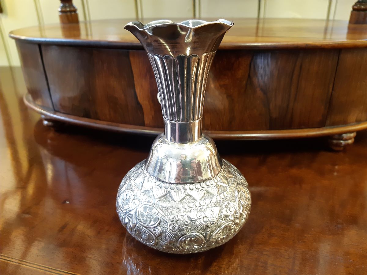 Silver vase